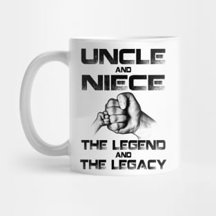 Uncle And Niece Matching The Legend And The Legacy Funny Shirt Mug